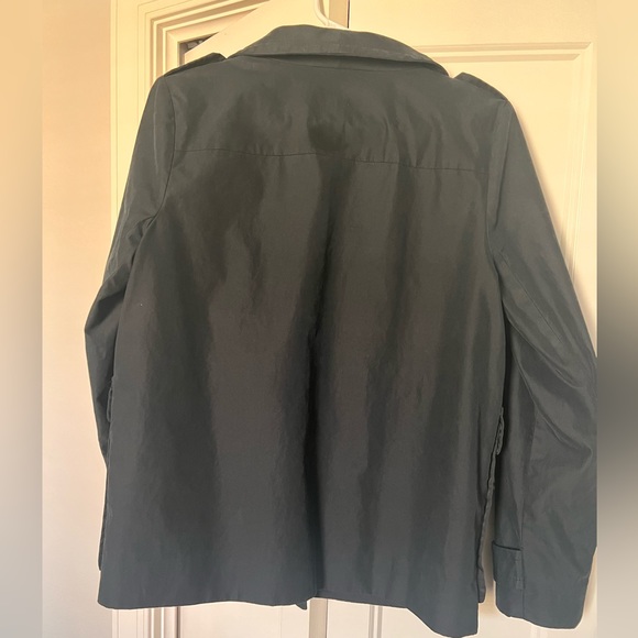 GAP Navy Blue and Short Trench Coat - Picture 3 of 6